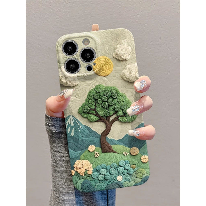 Cool Flower Tree Phone Case For iPhone