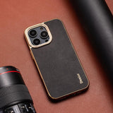 Luxury Real Leather Business Case for iPhone