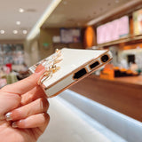 Heart Bracelet Plating Soft Phone Case for Samsung