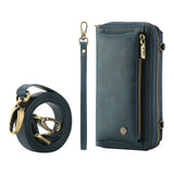 Multifunctional Crossbody Wallet Leather Case for iPhone