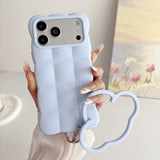 Cloud Lanyard Loop Silicone Shockproof Case for iPhone