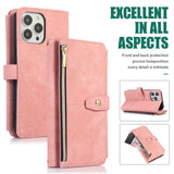 Retro Card-Slot Wallet Crossbody Leather Case for iPhone
