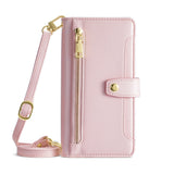 Multifunctional Crossbody Wallet Card Holder Leather Case for iPhone