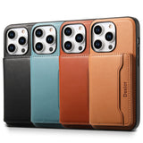 2‑In‑1 Leather Magnetic Card Holder Wallet Case for iPhone