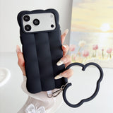 Cloud Lanyard Loop Silicone Shockproof Case for iPhone