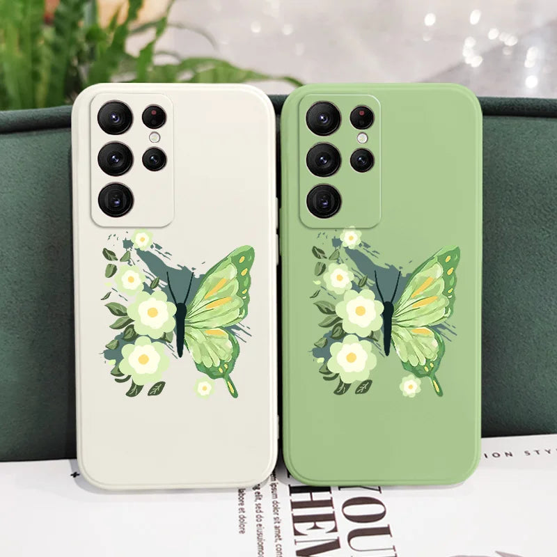 Patterned Butterflies Phone Case For Samsung Galaxy