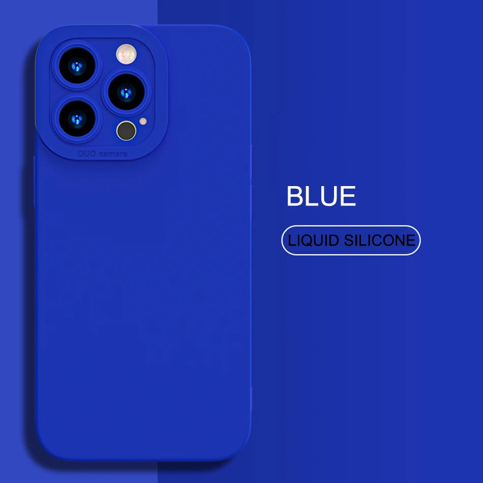 Liquid Silicone Phone Case For iPhone