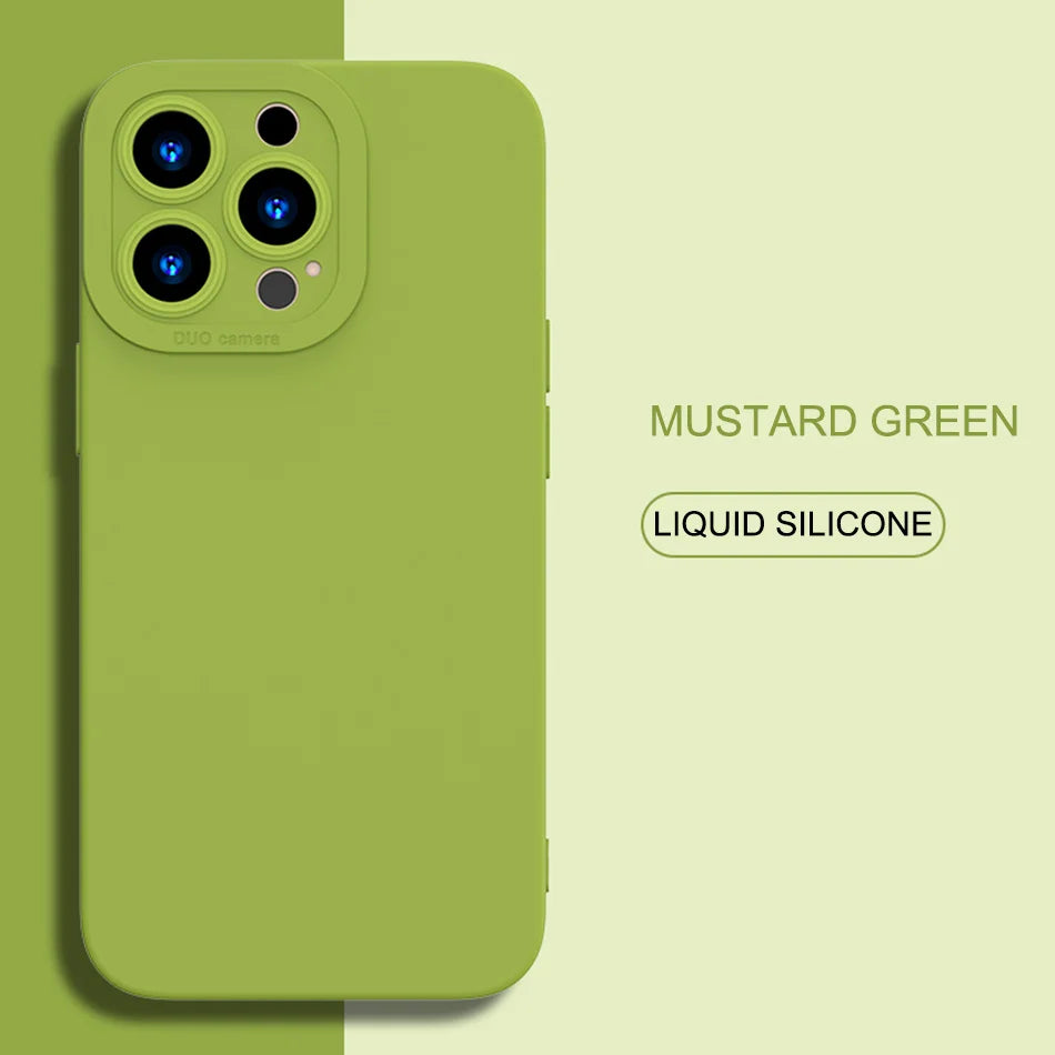 Liquid Silicone Phone Case For iPhone