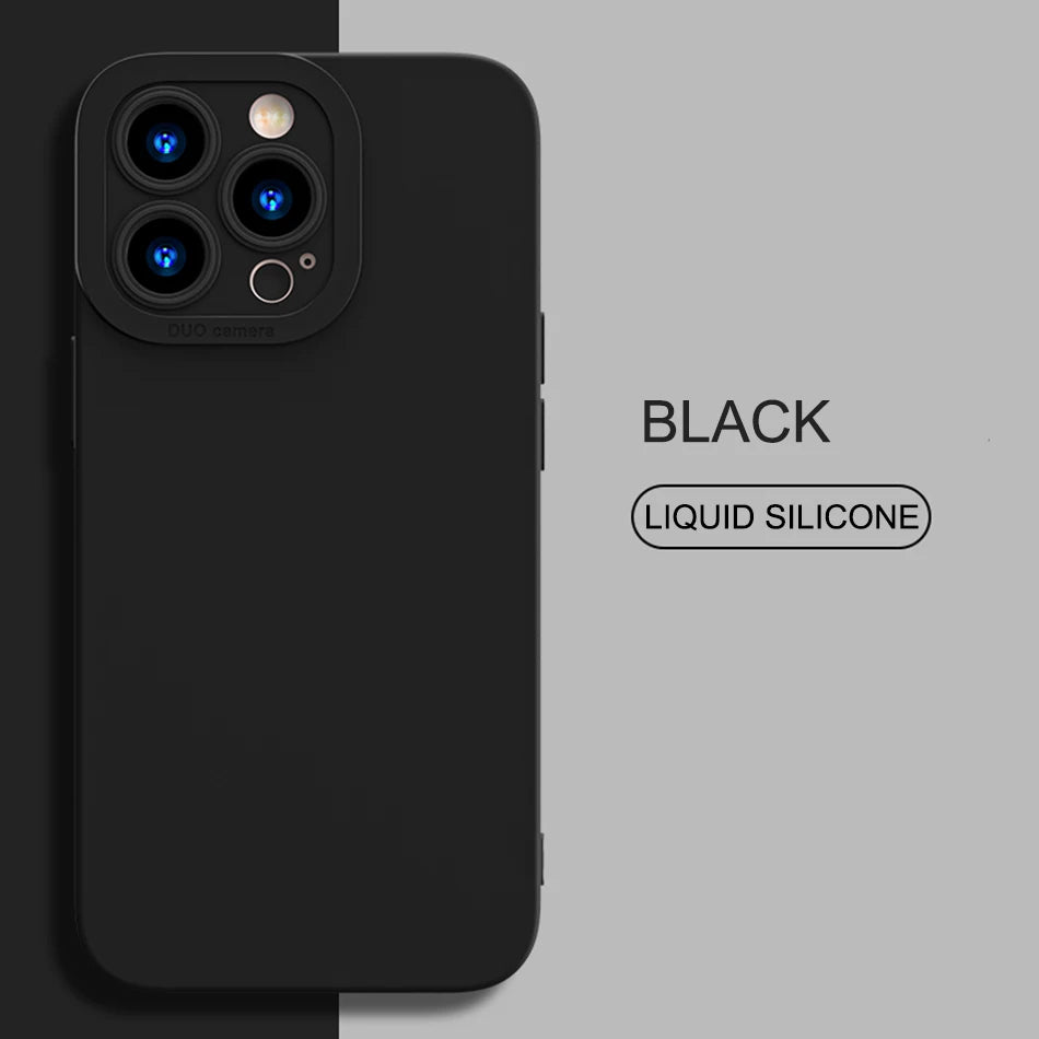 Liquid Silicone Shockproof Case For iPhone