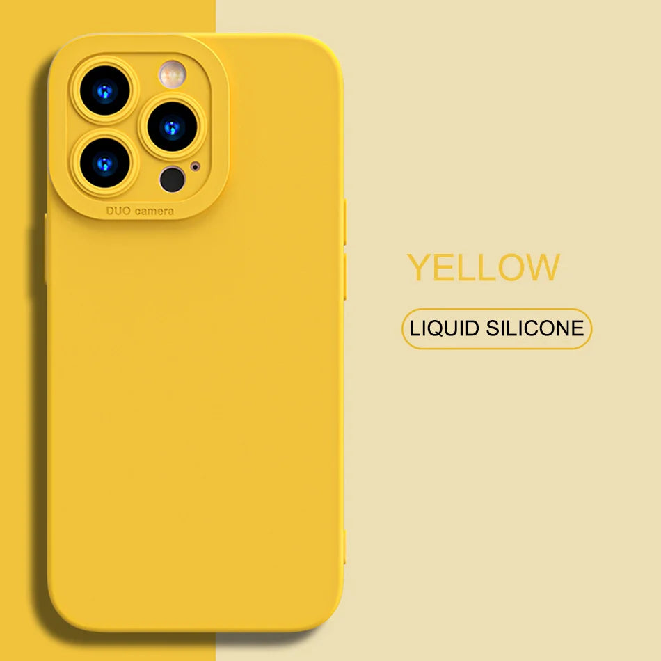 Liquid Silicone Phone Case For iPhone