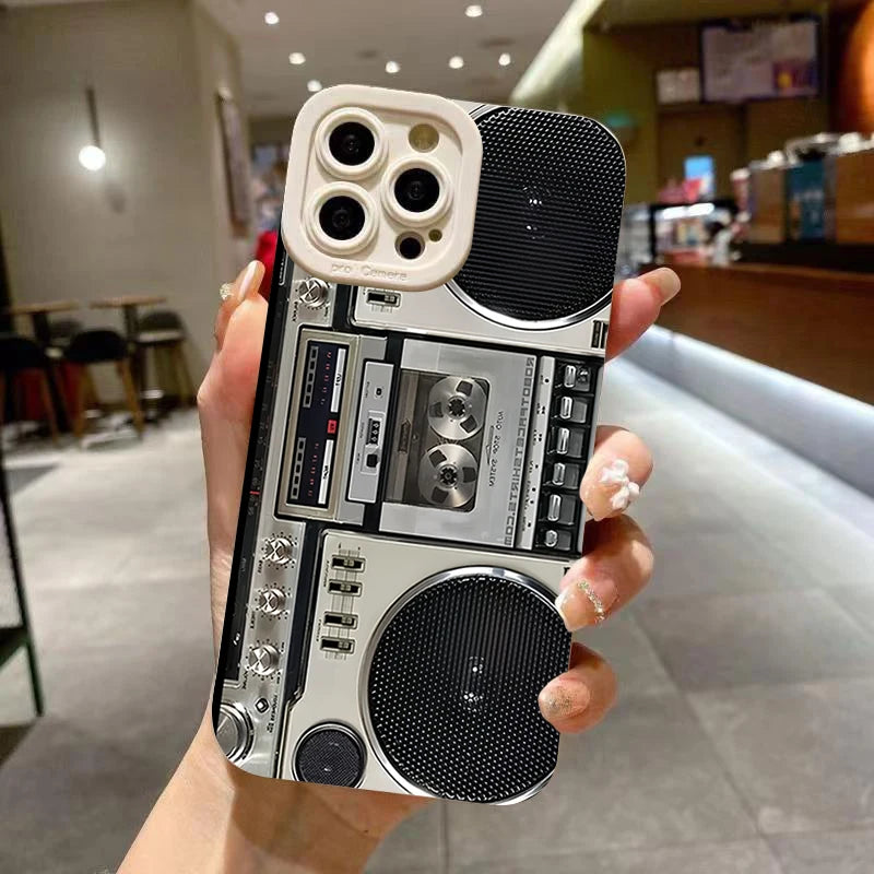 Radio Pattern Phone Case For iPhone