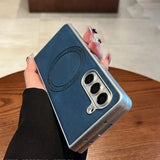 Retro Leather Magnetic Case For Samsung Galaxy Z Fold