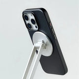 Luxury Stripes Metallic Paint Slim Matte Shockproof Case For iPhone
