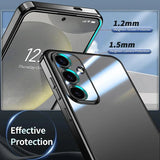 Plating Silicone Clear Soft Case For Samsung