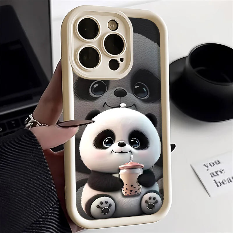 Cute Panda Case For iPhone