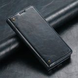 Leather Magnetic Card Slot Flip Case for Samsung