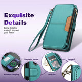 Leather Card Slot Magnetic Flip Wallet Case for Samsung