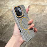 Summer Dopamine Color Breathable Magnetic Case for iPhone