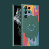 Graffiti Smiley Magnetic Silicone Case for Samsung
