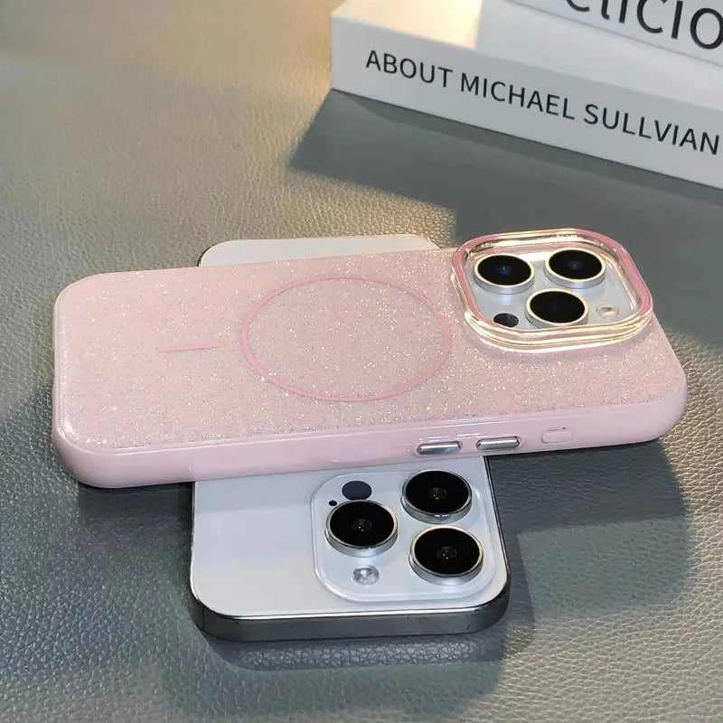 Luxury Glitter Bling Magnetic Case For iPhone