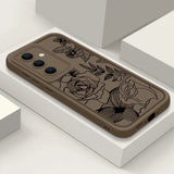 Rose Flower Soft Phone Case For Samsung