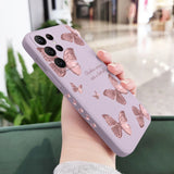 Butterfly Liquid Silicone Case for Samsung