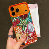 Retro Fruit Pattern Shockproof Soft Phone Case For iPhone