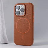 Leather Magnetic Phone Case For iPhone