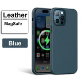 Luxury Leather Magnetic Soft Phone Case for iPhone