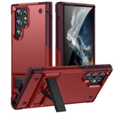 Heavy Duty Armor Shockproof Stand Phone Case For Samsung
