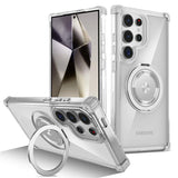 Ring Holder Magnetic Clear Case For Samsung