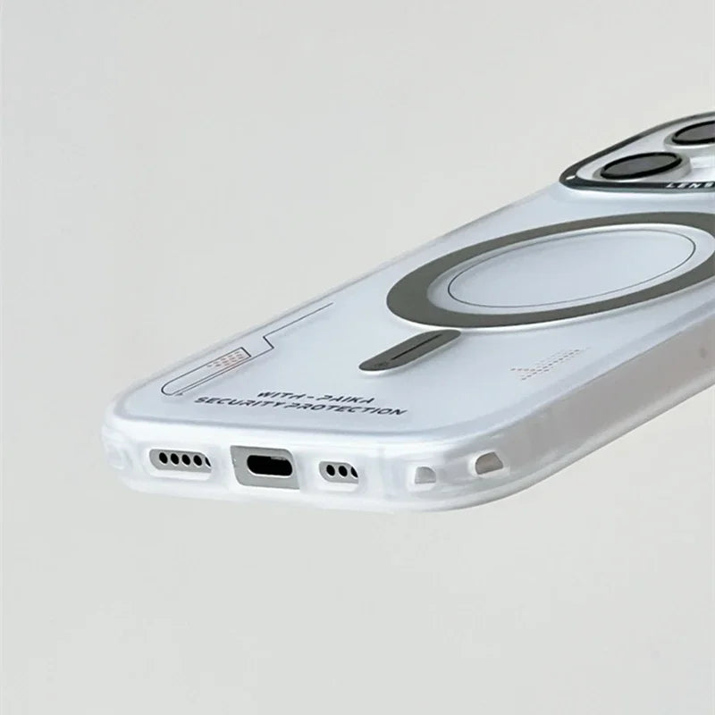 Skin Touch Bar Code Matte Magnetic Phone Case For iPhone
