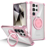 Ring Holder Magnetic Clear Case For Samsung