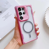 Cute 3D Panda  MagSafe Shockproof with Lens Stand For Samsung