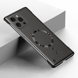 Ultra‑Slim Frameless Magnetic Charging Case for iPhone