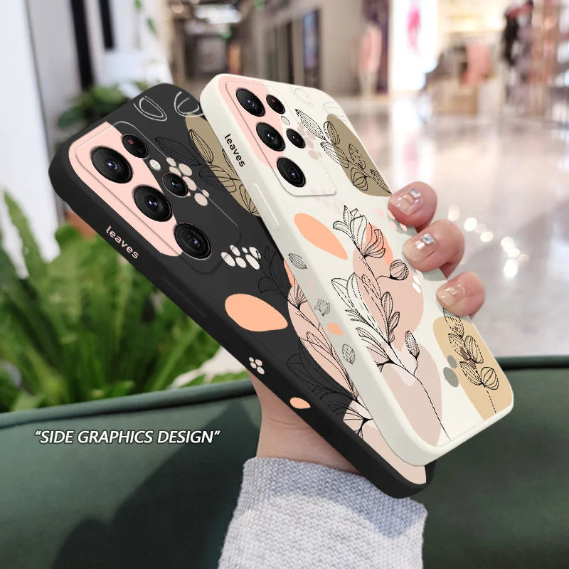Abstract Plants Phone Case For Samsung