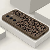 Brown Leopard Print TPU Phone Case For Samsung