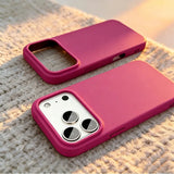Premium Solid Color Liquid Silicone Shockproof Case for iPhone