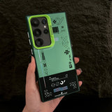 Fashion Game Plating Sliver Shockpoof Matte Case For Samsung