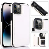 Luxury Retro Card Slots Flip Wallet Leather Case For iPhone