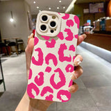 Leopard Print Lens Protection Phone Case For IPhone