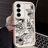 Rose Flower Soft Phone Case For Samsung