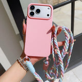 Hand-Woven Crossbody Long Lanyard Phone Case For Iphone