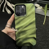 3D Wavy Pattern Shockproof Soft Phone Case For iPhone