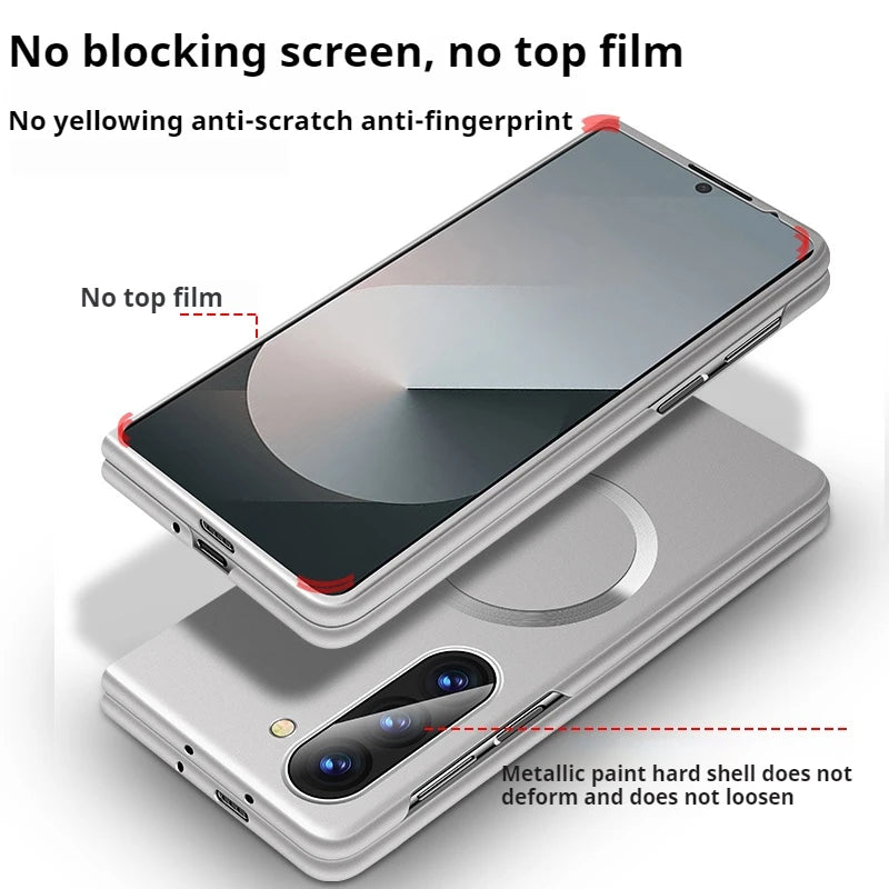 Magnetic Wireless Charging Case for Samsung Galaxy Z Fold 7 6 5 4 3