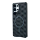 Honeycomb Grid Mesh Cooling Magnetic Phone Case For Samsung