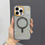 Translucent Bumper Magnetic Phone Case for iPhone