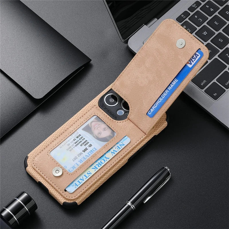 Card Pocket Wallet Case for iPhone