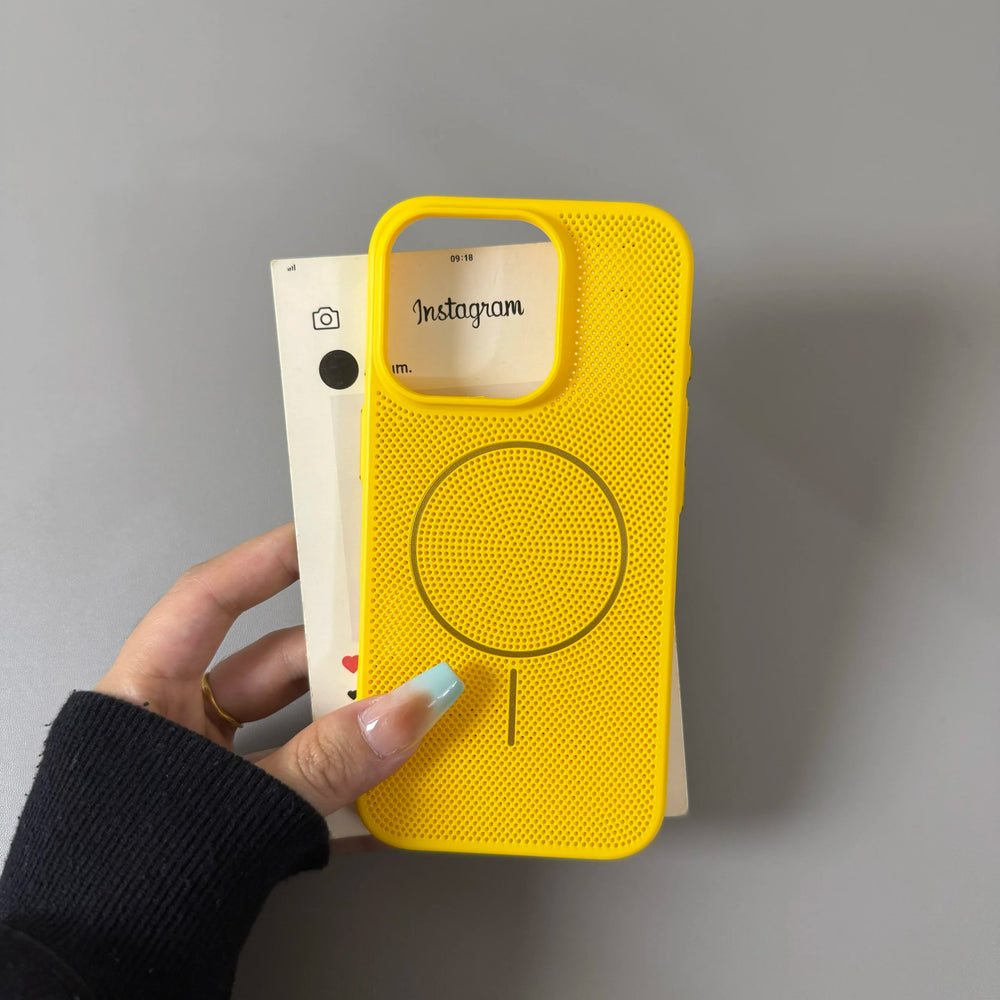 Summer Dopamine Colourway Breathable  Magnetic Case for iPhone