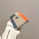 Minimal Stripe Electroplated Phone Case for iPhone